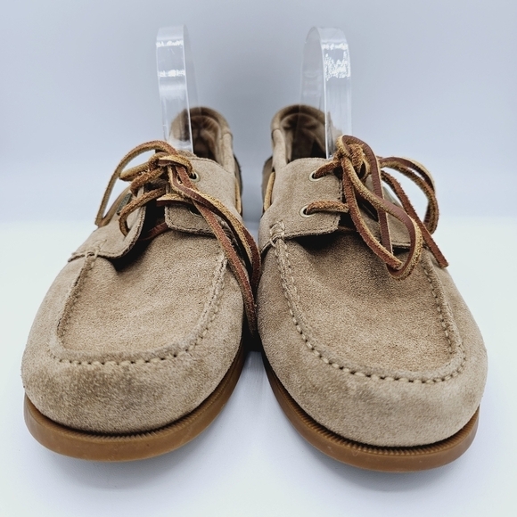 Fossil Men\'s Tan Suede Leather Lace Up Loafers, size 11 main image 5